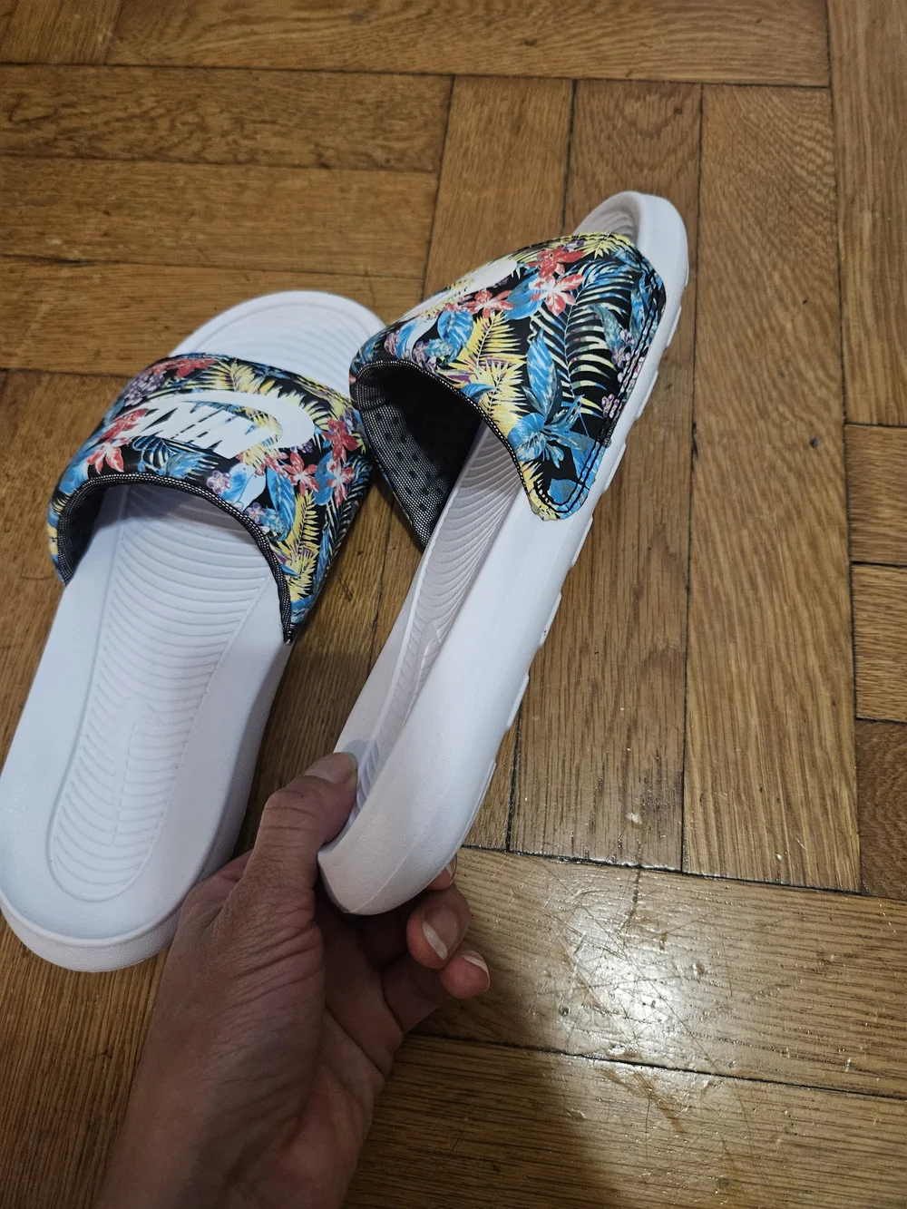 Nike Kids' Tropical Floral Slides